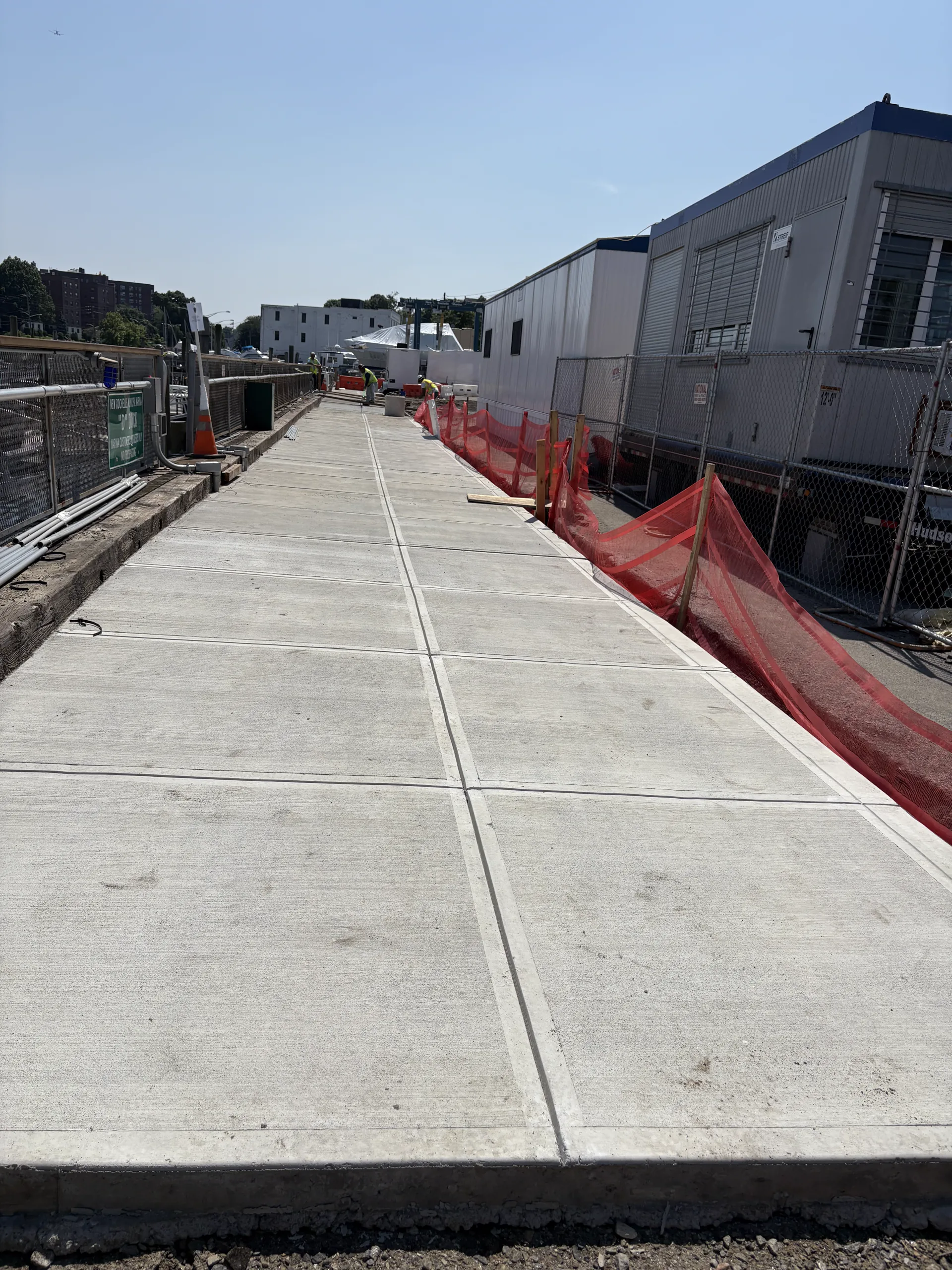 Commercial site concrete installation 22