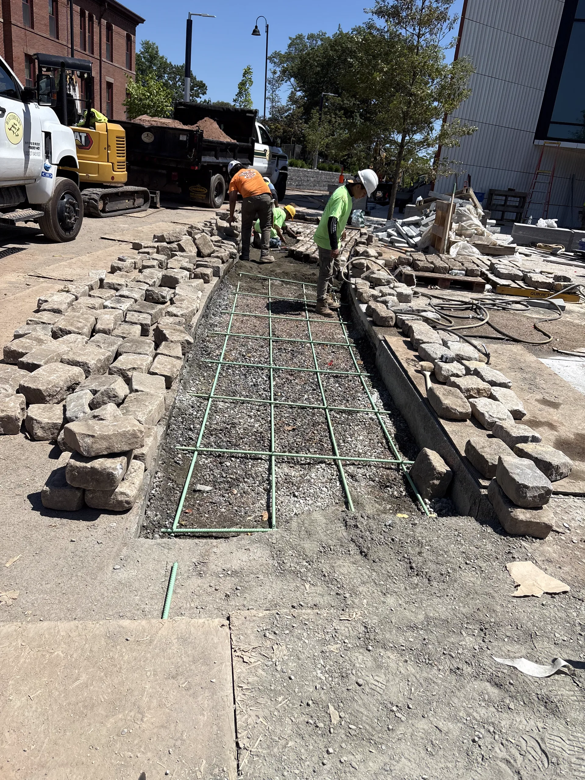 Commercial site concrete installation 52
