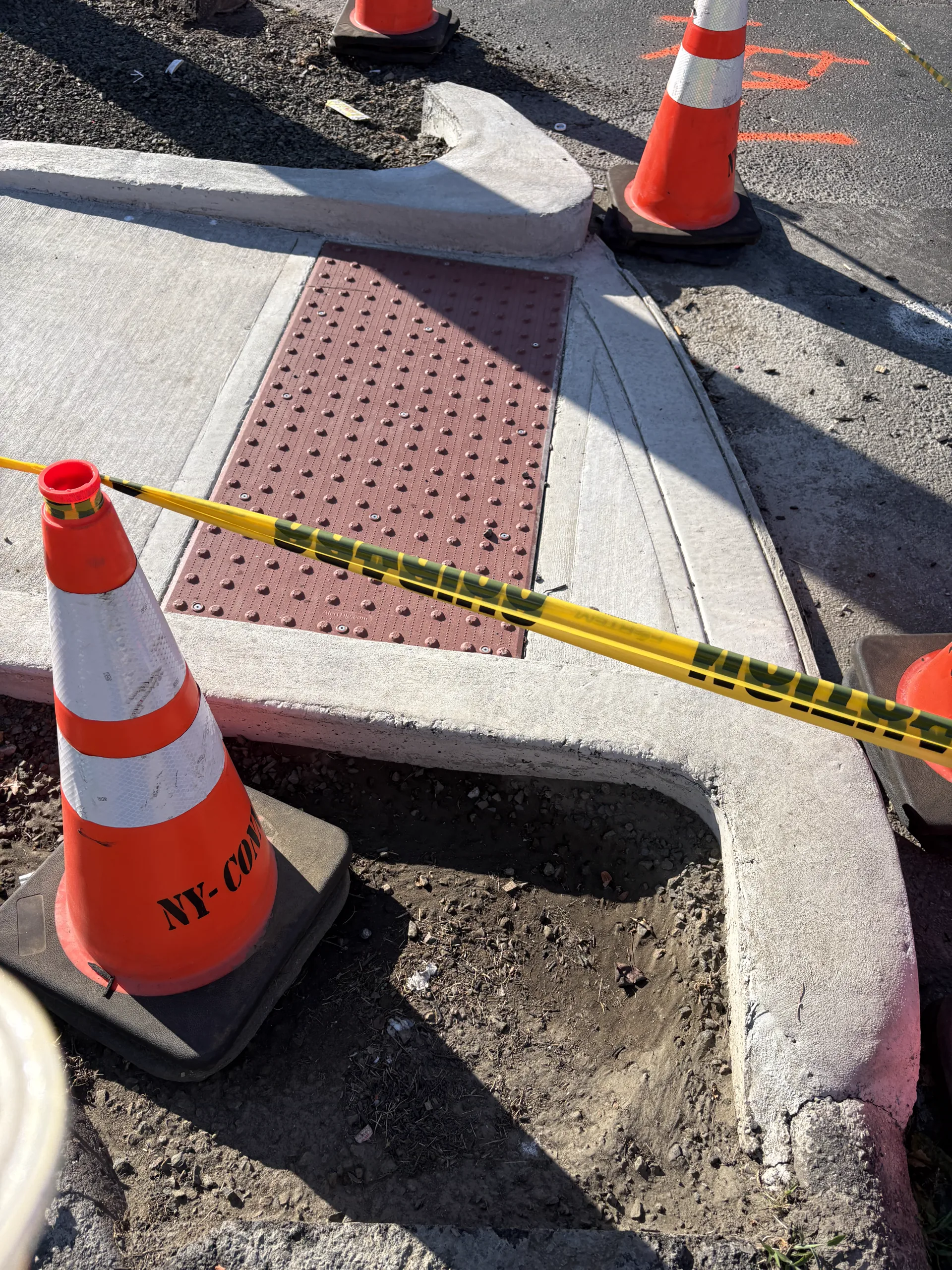 Commercial site concrete installation 58