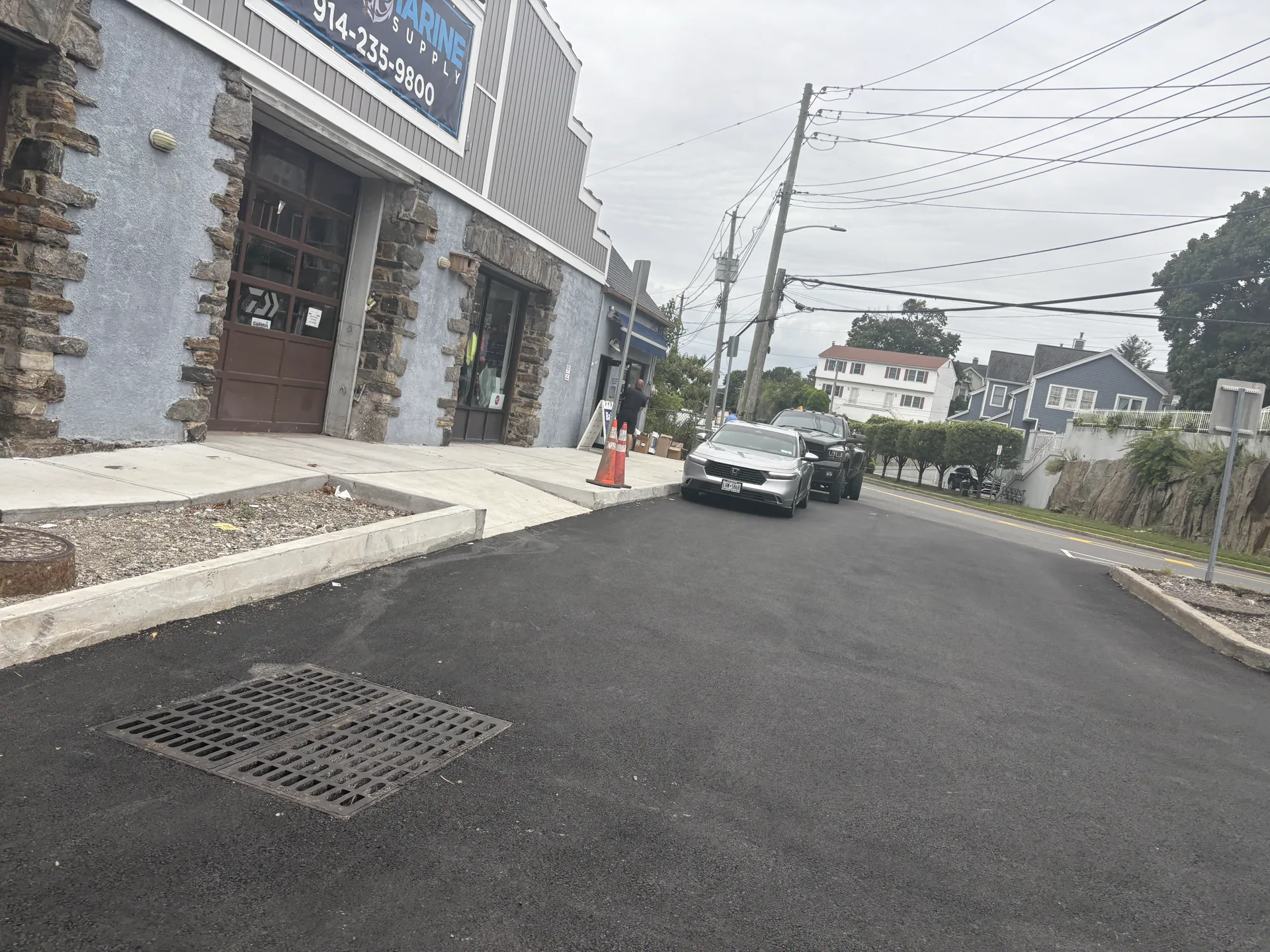 Commercial site concrete installation 64