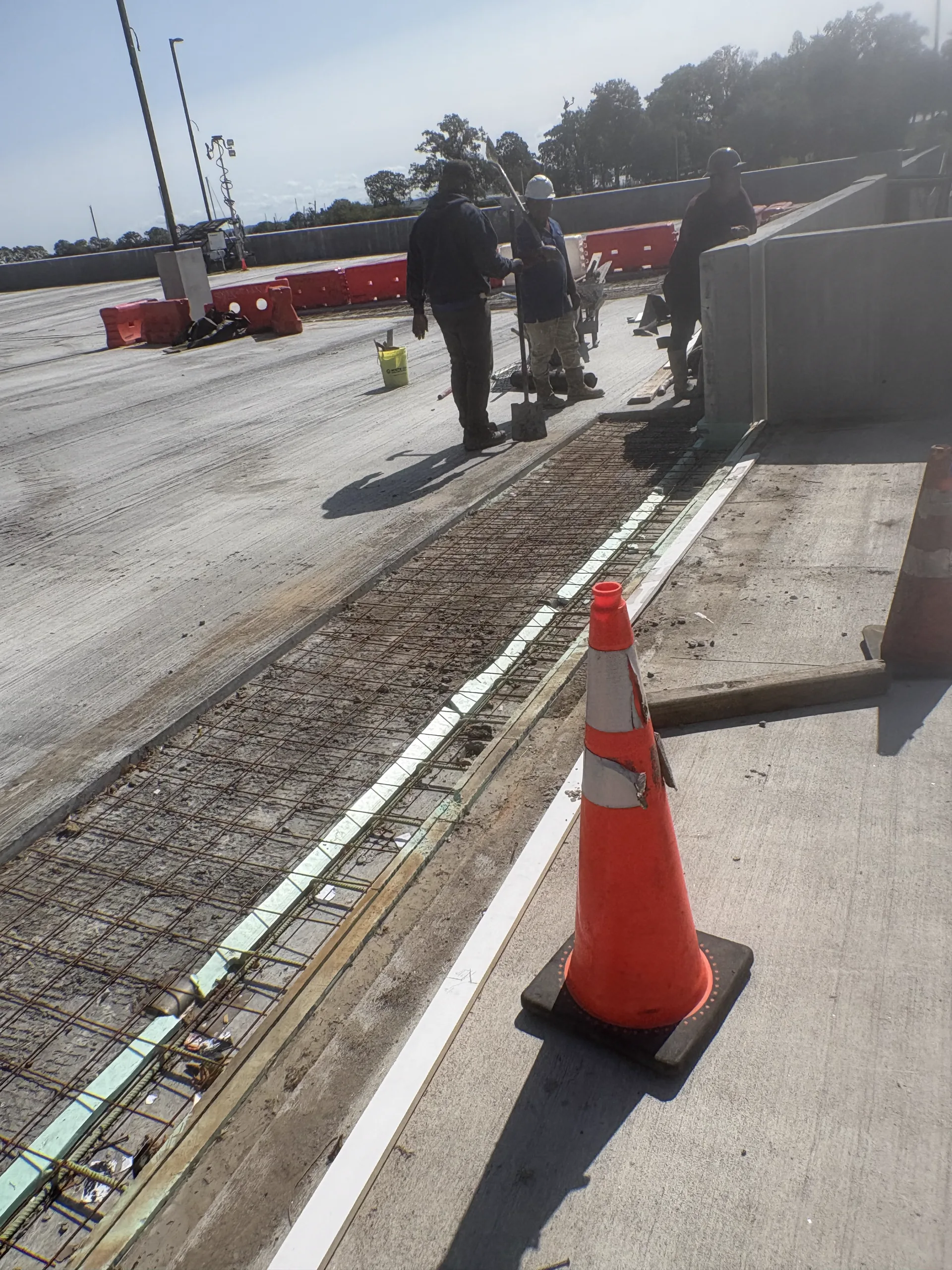 Commercial site concrete installation 70