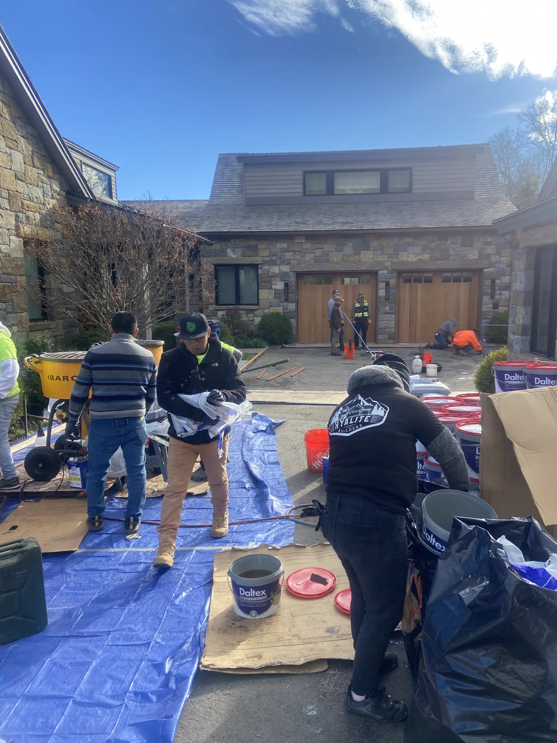 Residential paver patio project 1