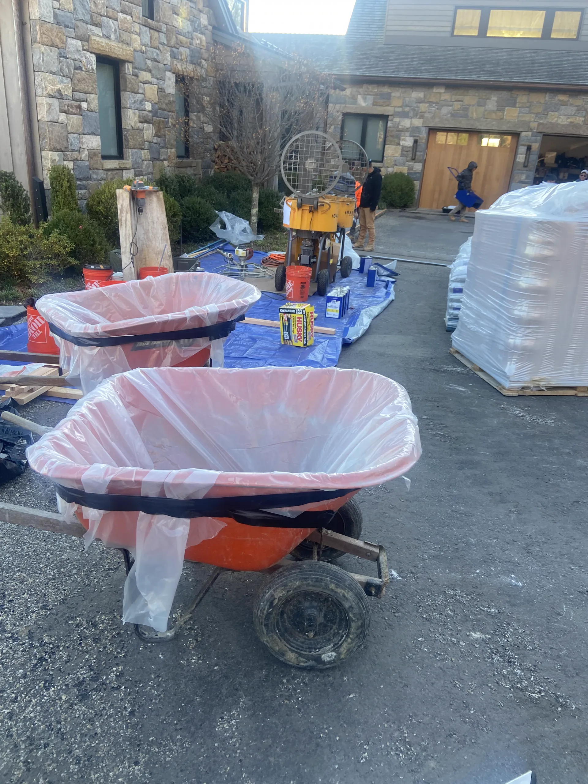 Residential stone and paver installation 6