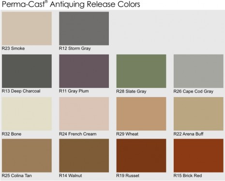 Project Color Chart Picker | Experienced Masonry, Concrete, Brick ...